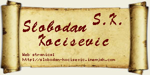 Slobodan Kočišević vizit kartica